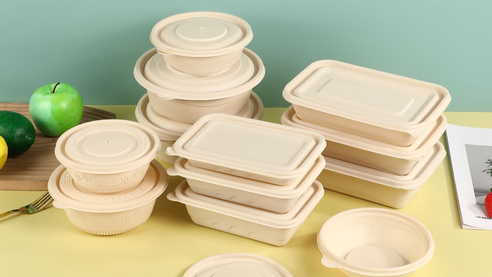 Eco-friendly, biodegradable food containers