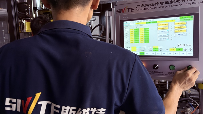 thermoforming machine PLC Intelligent Control System