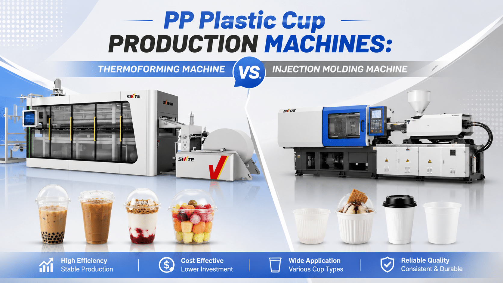 How PP Plastic Cups Are Produced Injection Molding vs Thermoforming