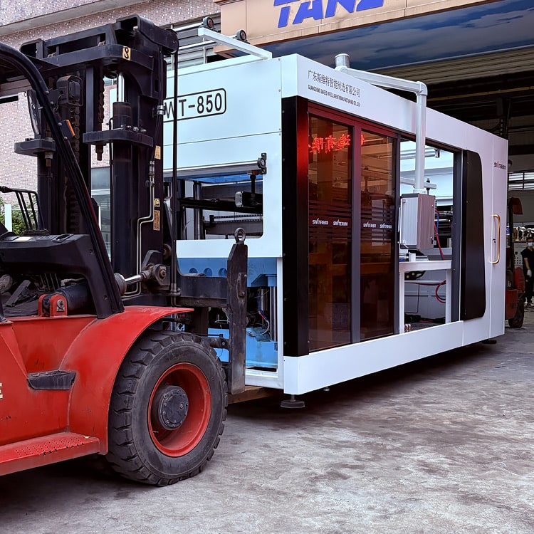 Container loading dimensions for Sweite plastic cup making machines