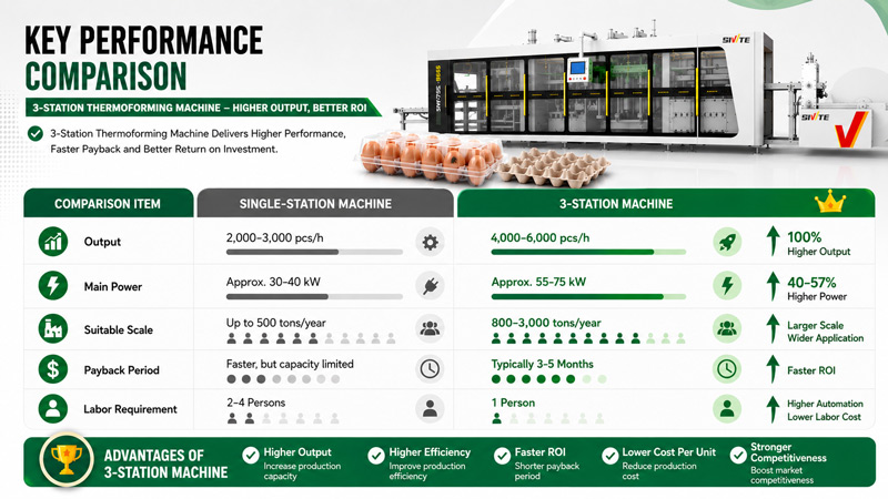 How are plastic egg trays produced