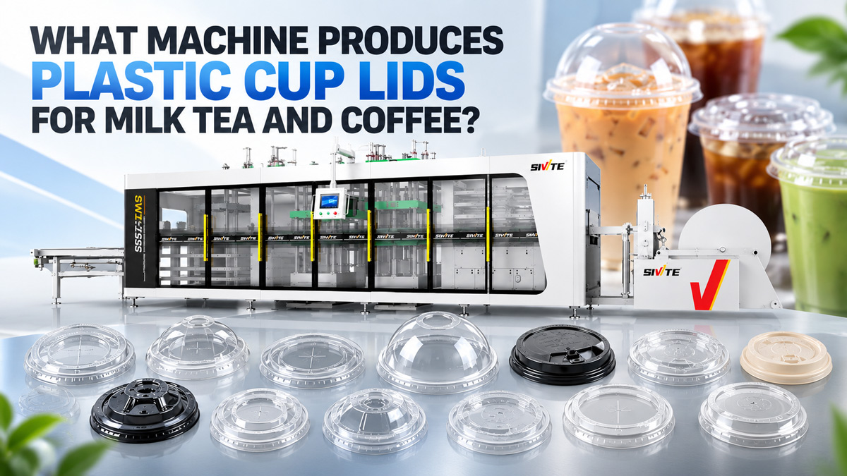 Thermoforming Machine for Milk Tea and Coffee Cup Lids